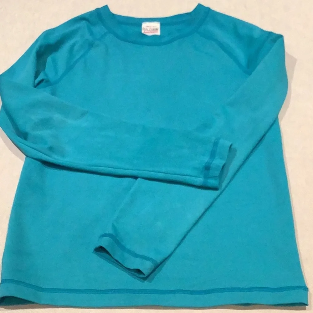 Hanna Andersson: RashGuard - Unisex - Long Sleeve - Turquoise - Size 10